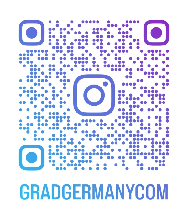 Scan to follow GradGermany on Instagram (@gradgermanycom)