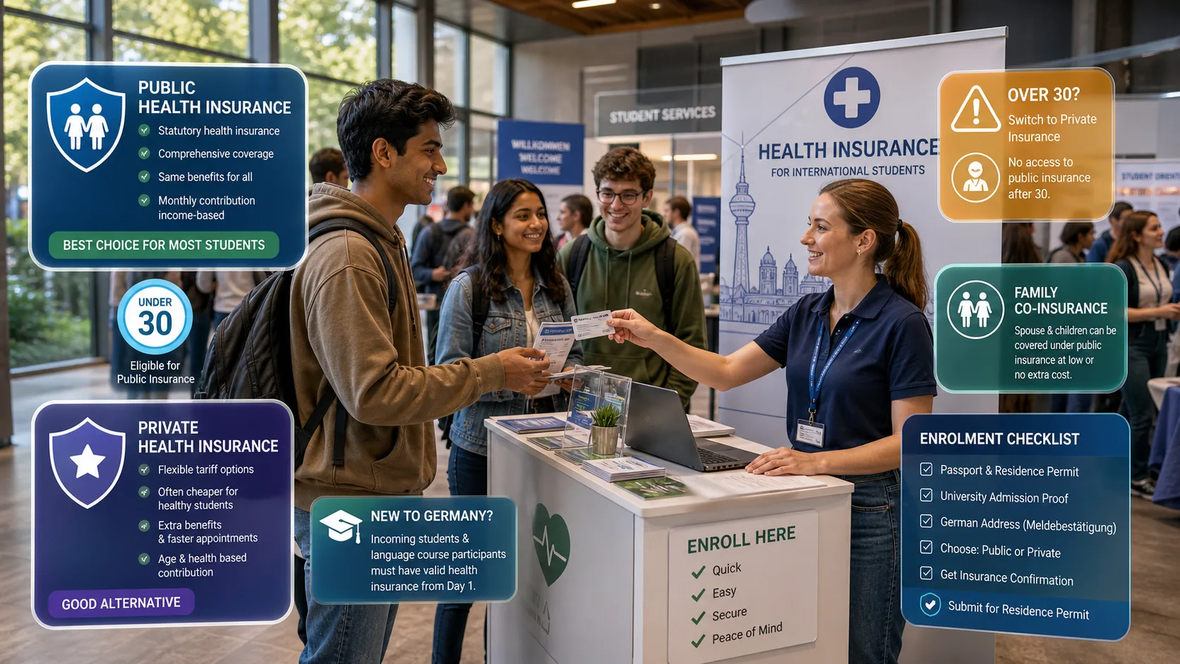 Health Insurance in Germany for Students: Public vs Private (2026)