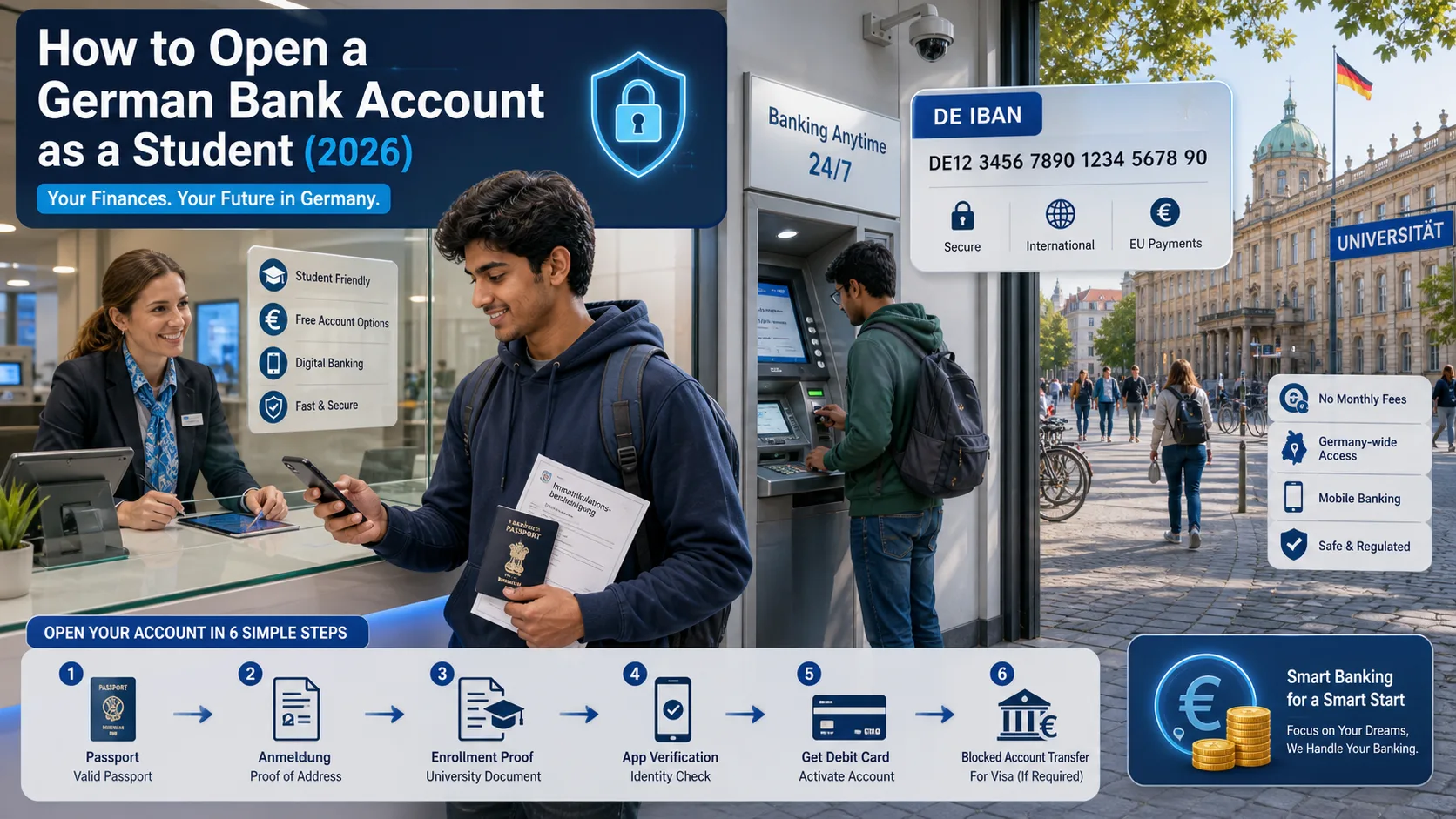 How to Open a German Bank Account as a Student (2026)