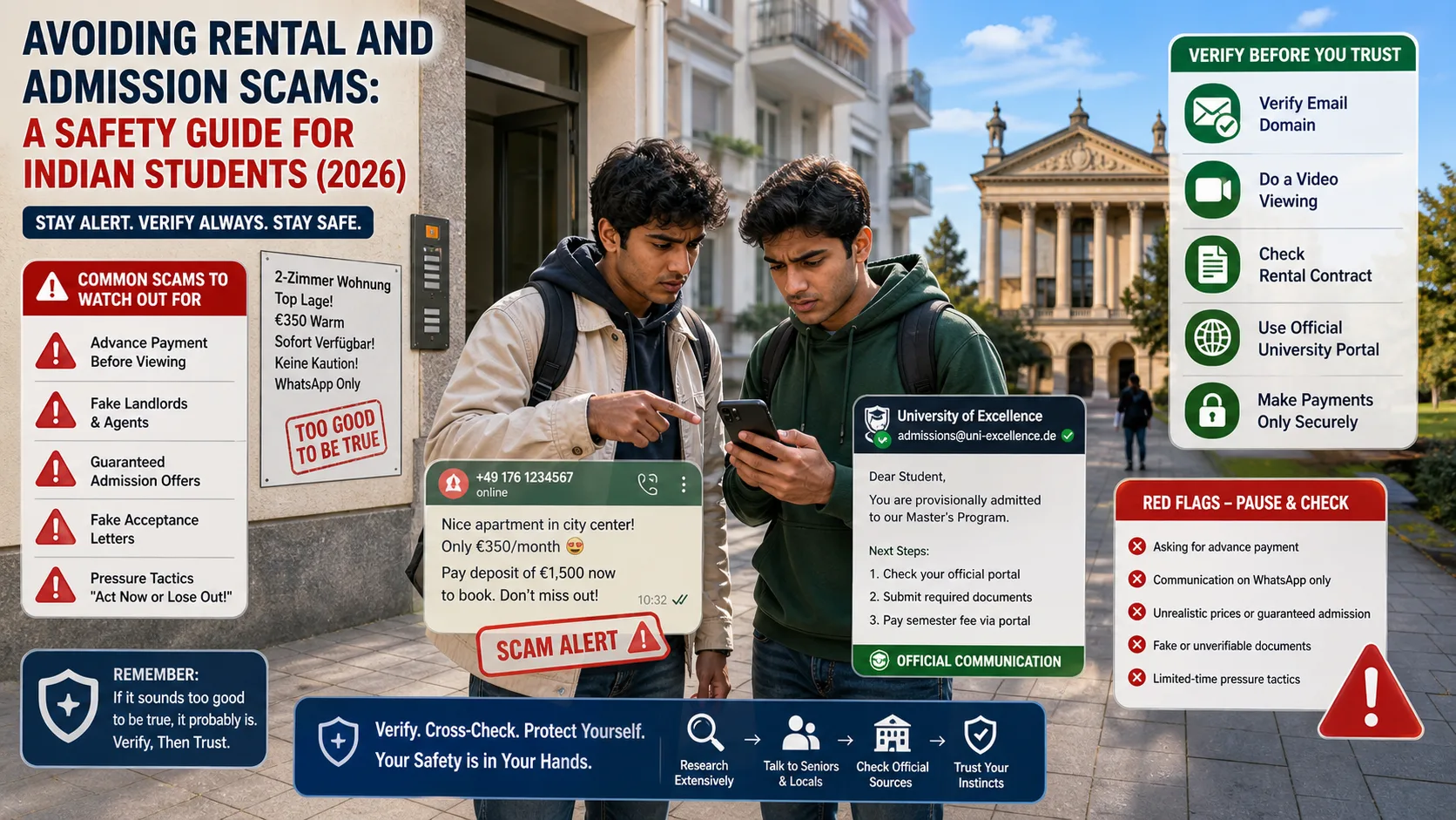 Avoiding Rental and Admission Scams: A Safety Guide for Indian Students (2026)
