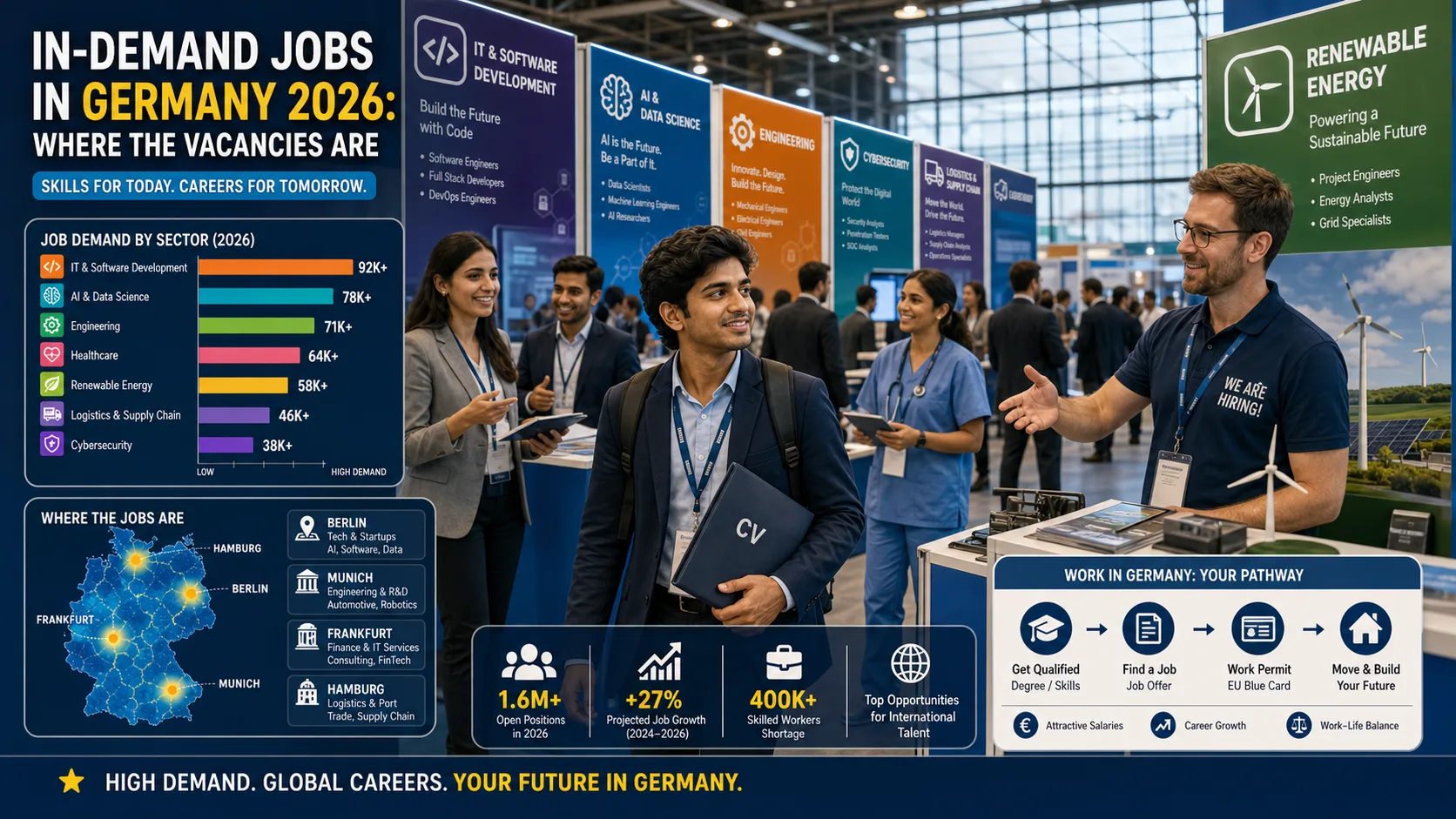 In-Demand Jobs in Germany 2026: Where the Vacancies Are