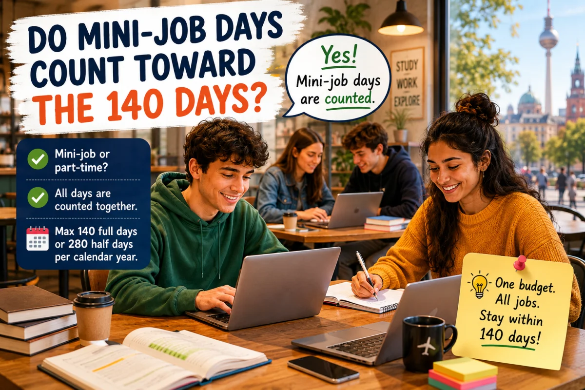 Do Mini-Job Days Count Toward Germany's 140-Day Student Work Limit?